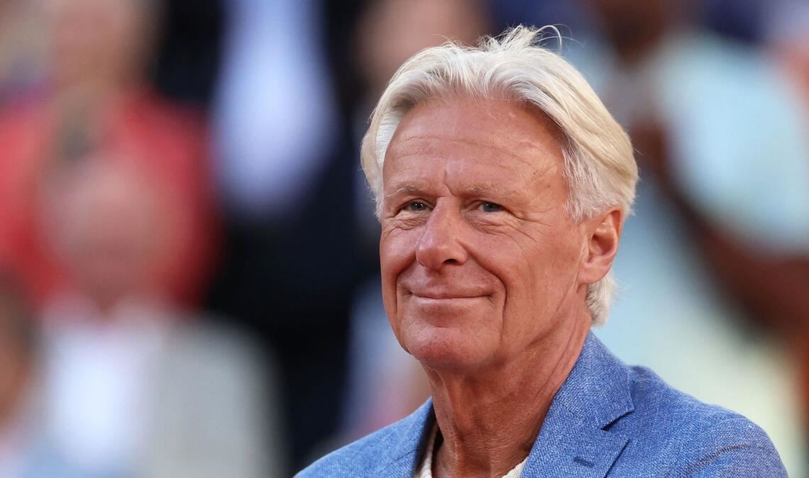 Die schwedische Tennislegende Björn Borg