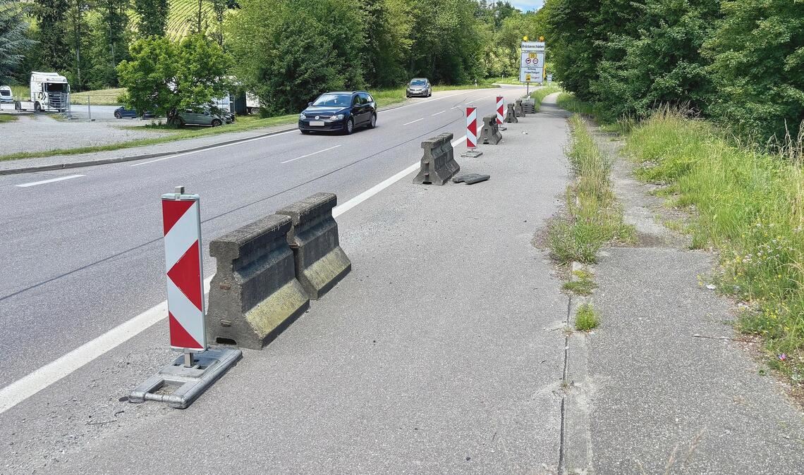 Die stillgelegte Busbucht. Foto: Schüller