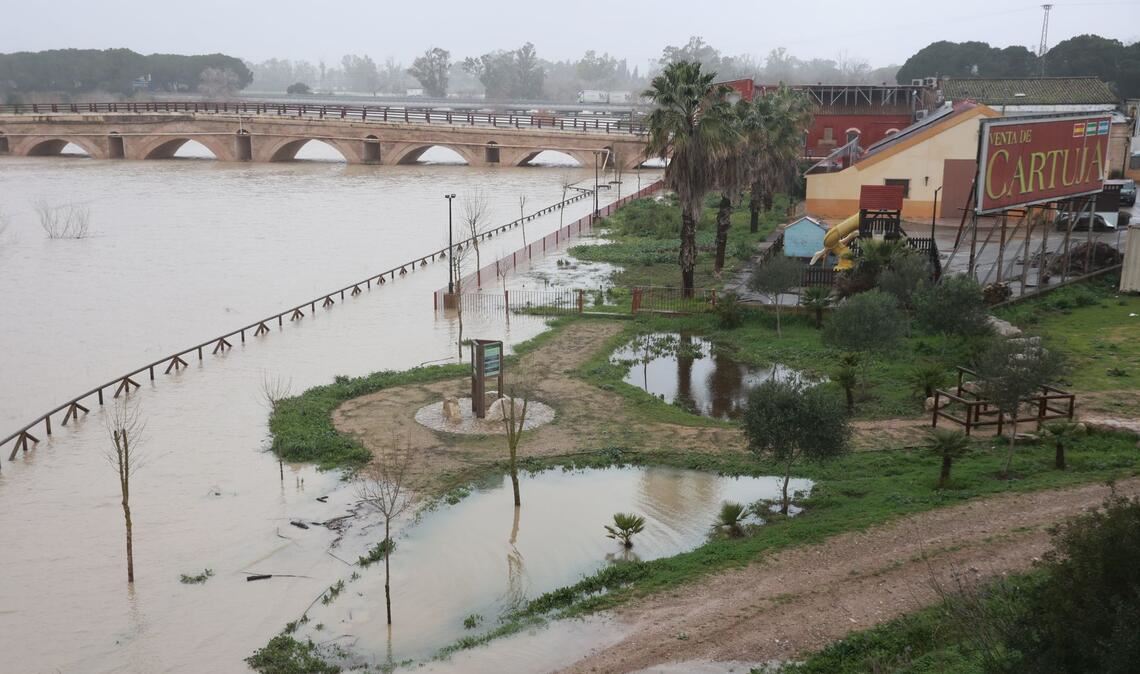 Die südspanische Provinz Cádiz war besonders von Starkregen betroffen.