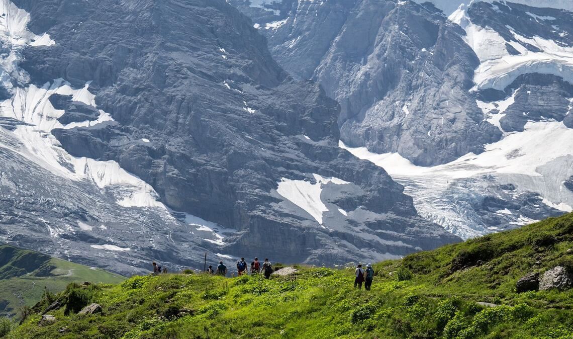 Die vermisste Wanderin wurde in den Schweizer Alpen tot gefunden. (Symbolbild)