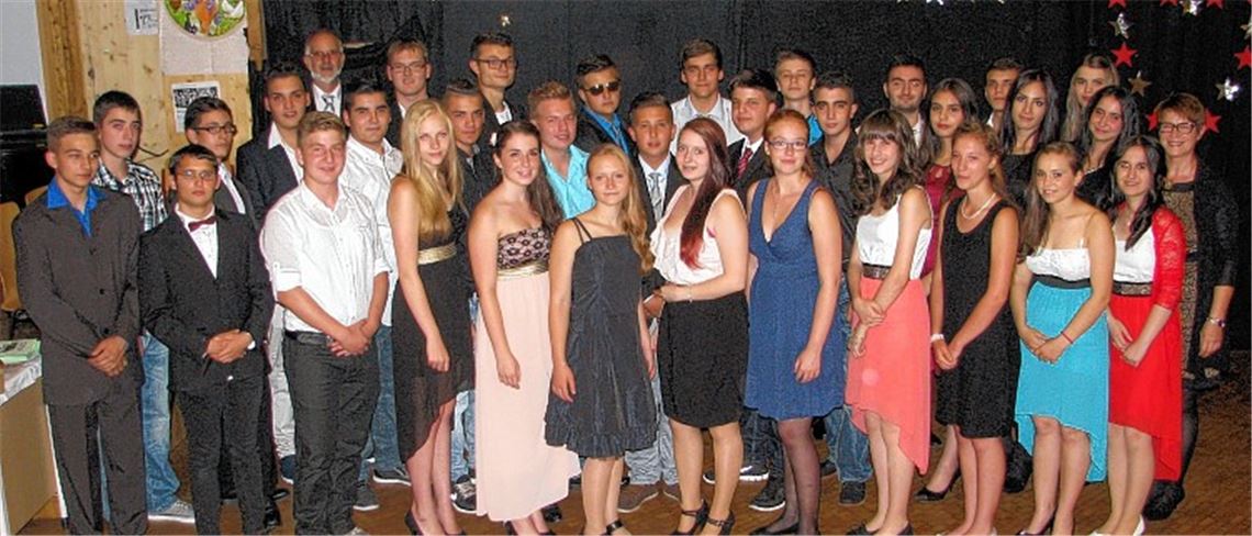 Die vielleicht letzten Zehntklässler der Schule am Silahopp.