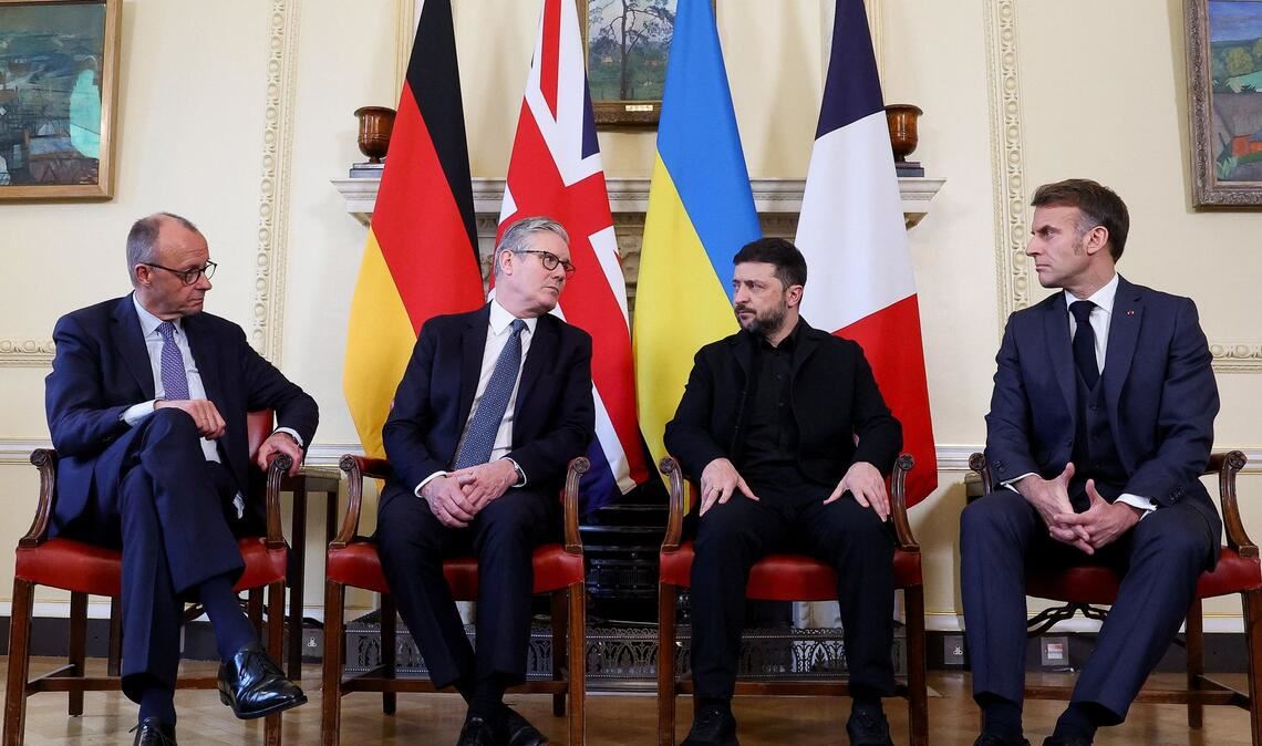 Die vier Staats- und Regierungschefs haben sich auch schon in Präsenz in diesem Format getroffen. (Archivbild)