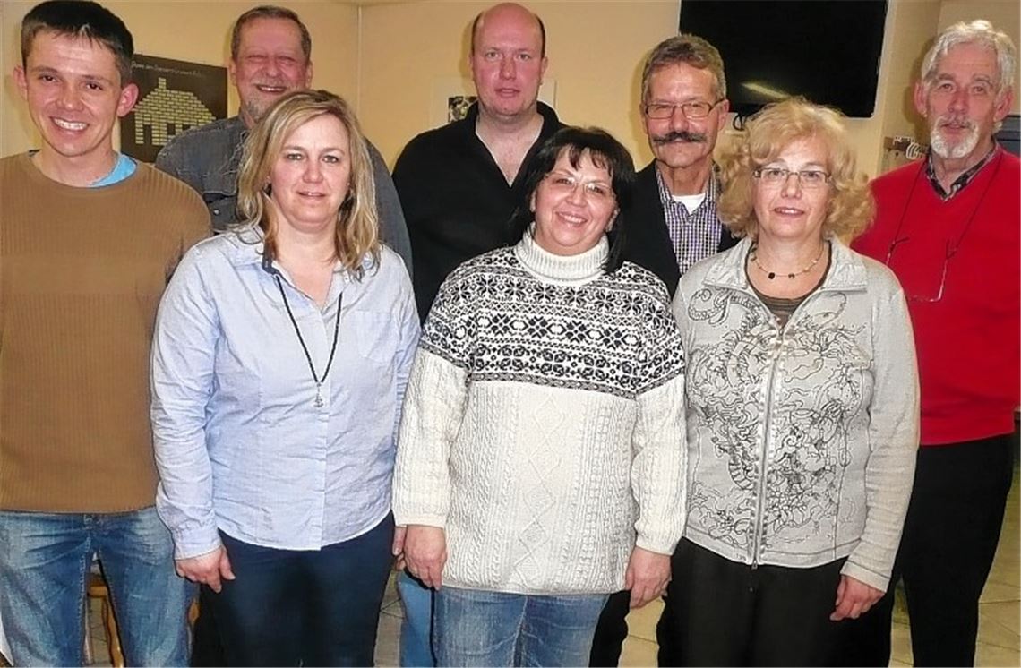 Die wiedergewählten Ausschussmitglieder des TSV Phönix Lomersheim. Foto: privat