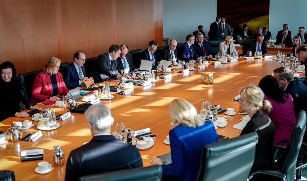 Die wöchentliche Kabinettsitzung stand diesmal unter der Überschrift "Entlastungskabinett"