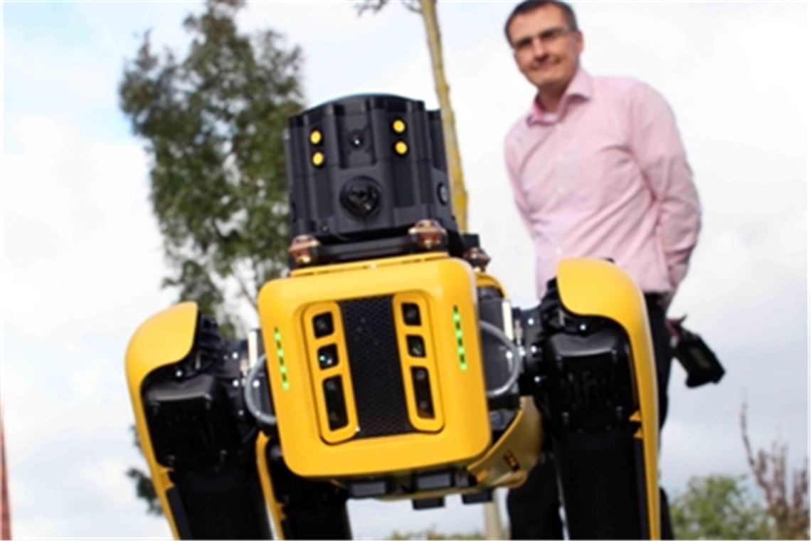 Dieser Roboterhund hört auf den Namen „Spots“. Foto: privat