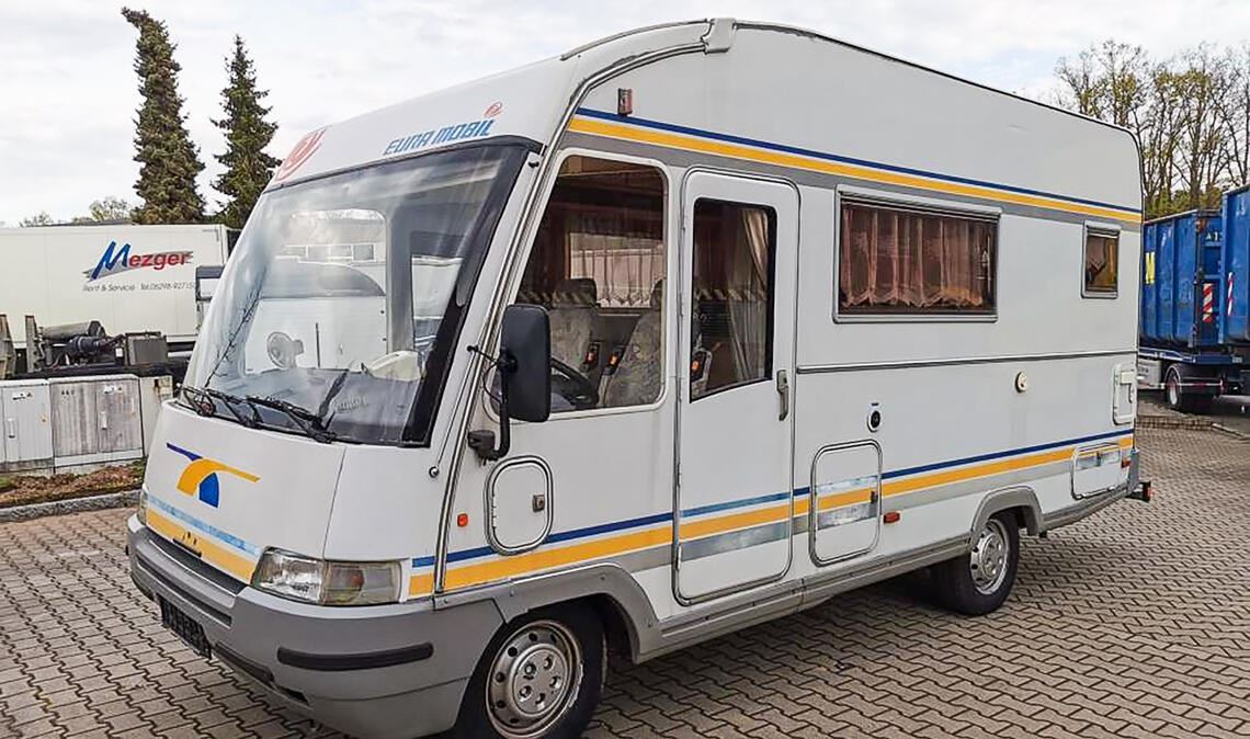 Dieses Wohnmobil mit dem Kennzeichen PF – NG 390 wird gesucht. Foto: Polizei Hamburg