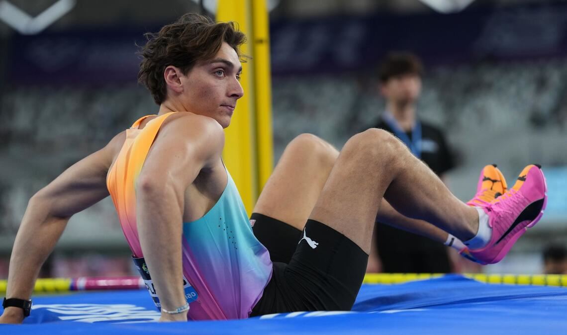 Diesmal kein Weltrekord: Stabhochspringer Armand Duplantis.