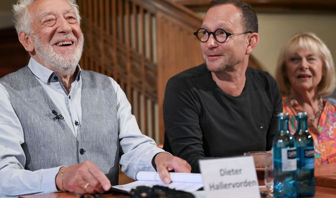 Dieter Hallervorden stellte das Programm seines Schlosspark Theaters in Berlin vor.