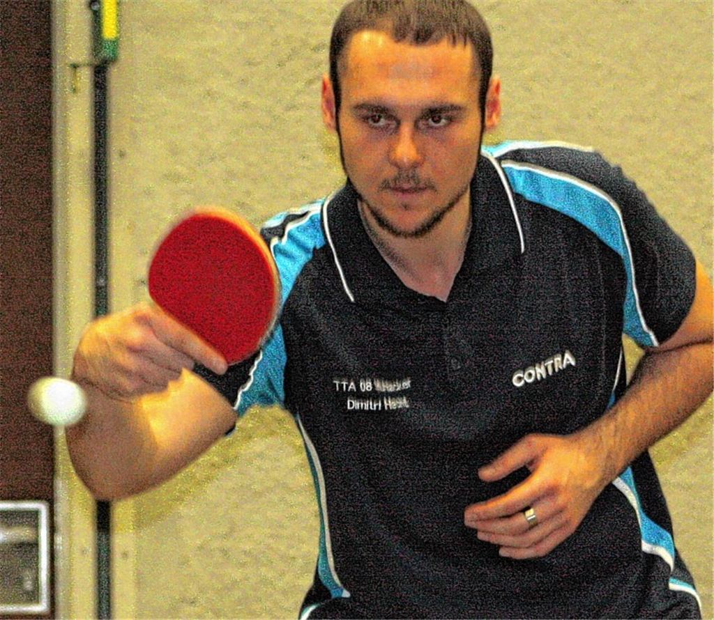 Dimitri Hecht verlässt die TTA 08 Mühlacker. Die bisherige Nummer eins des Teams wechselt zum TSV Georgii Allianz Stuttgart. Archivfoto: Westermann