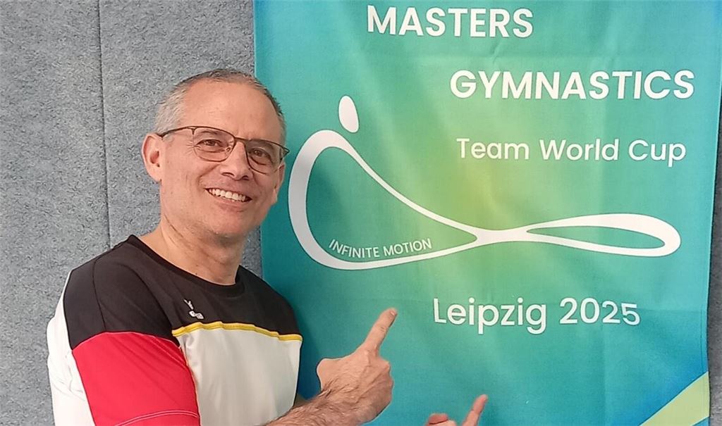Dirk Walterspacher vertritt Deutschland in Leipzig. 