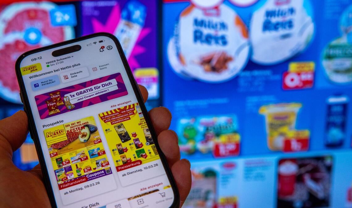Discounter Netto bietet Kunden in seiner App zusätzliche Rabatte an.