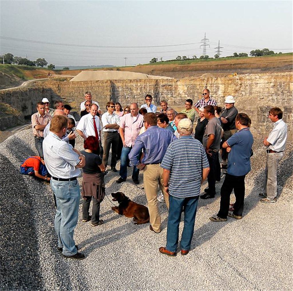 Diskussionsbedarf: Ortstermin im Steinbruch Enzberg am 23. Mai.Archivfoto: Kollros