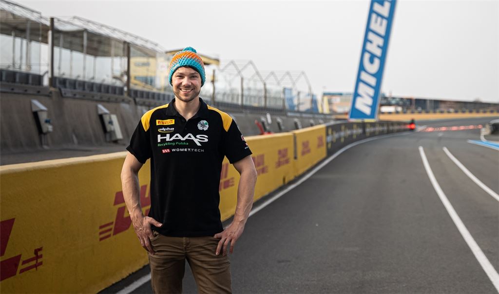 Dominik Vincon kürzlich beim Test auf der Rennstrecke im französischen Le Mans. Foto: M. Mennicke
