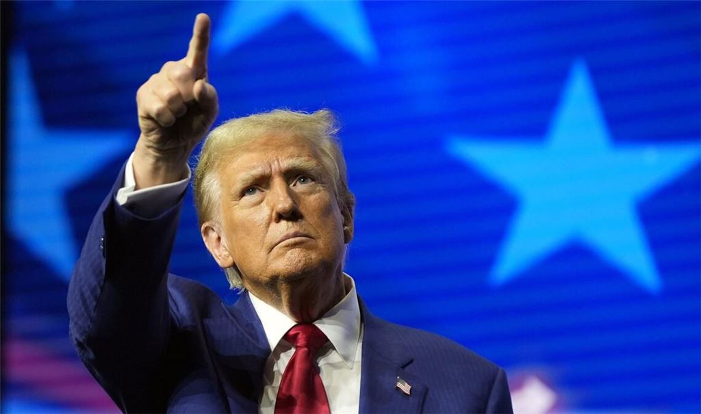 Donald Trump bei einem Wahlkampfauftritt