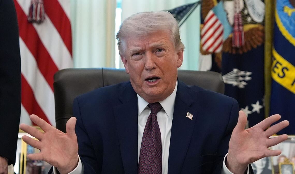 Donald Trump droht Ländern, die den Iran mit Waffen beliefern, mit Strafzöllen von 50 Prozent (Archivfoto).