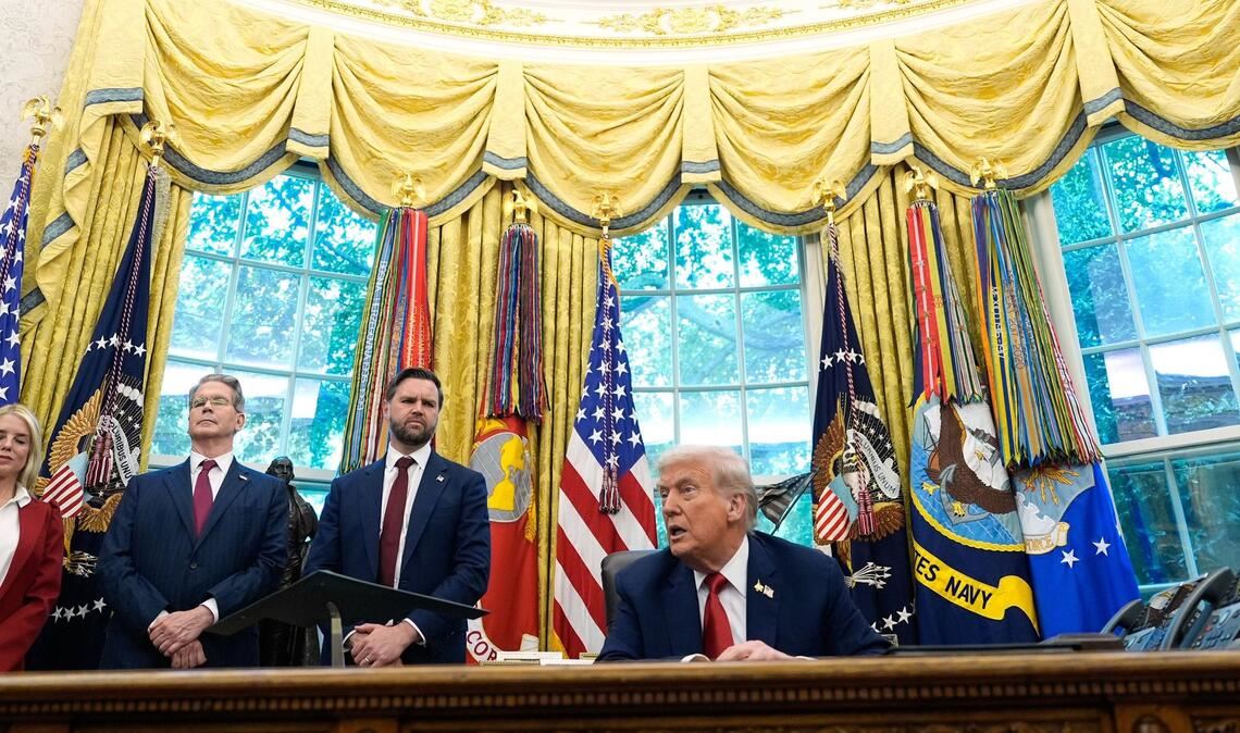 Donald Trump hat sich zur Fußball-WM 2026 geäußert.