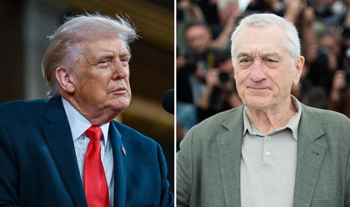Donald Trump (links) ging Schauspieler Robert De Niro harsch an, nachdem dieser zum Widerstand gegen den US-Präsidenten aufgerufen hatte.