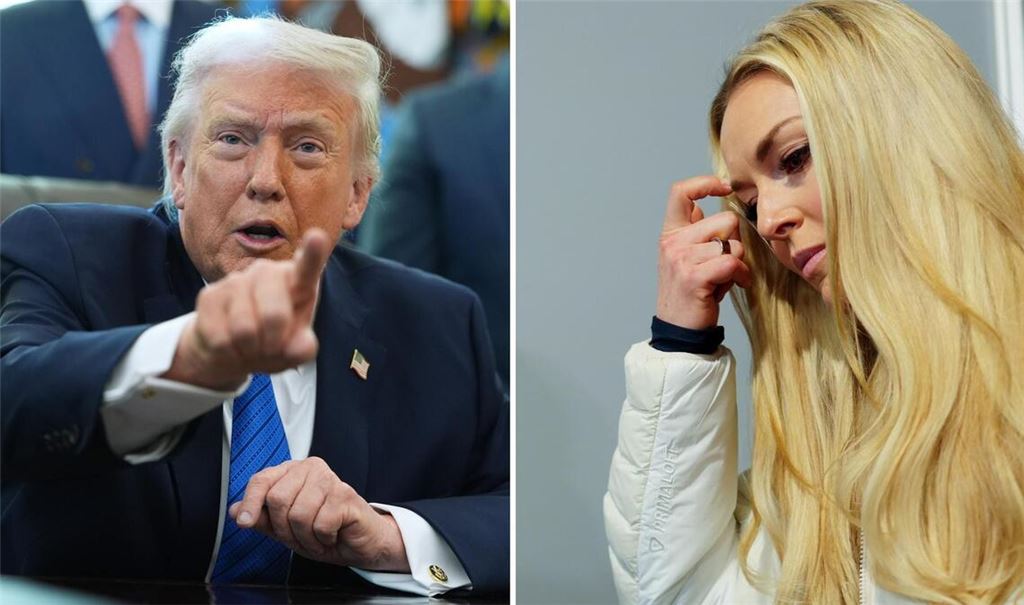 Donald Trump und Lindsey Vonn werden in diesem Leben wohl keine Freunde mehr (Archivbilder).