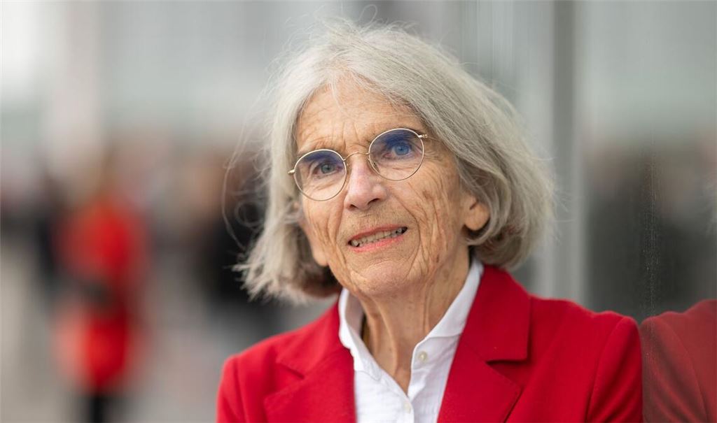 Donna Leon auf der Frankfurter Buchmesse.