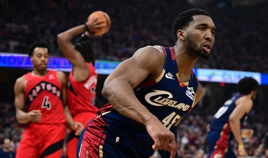 Donovan Mitchell war der herausragende Akteur der Cleveland Cavaliers.