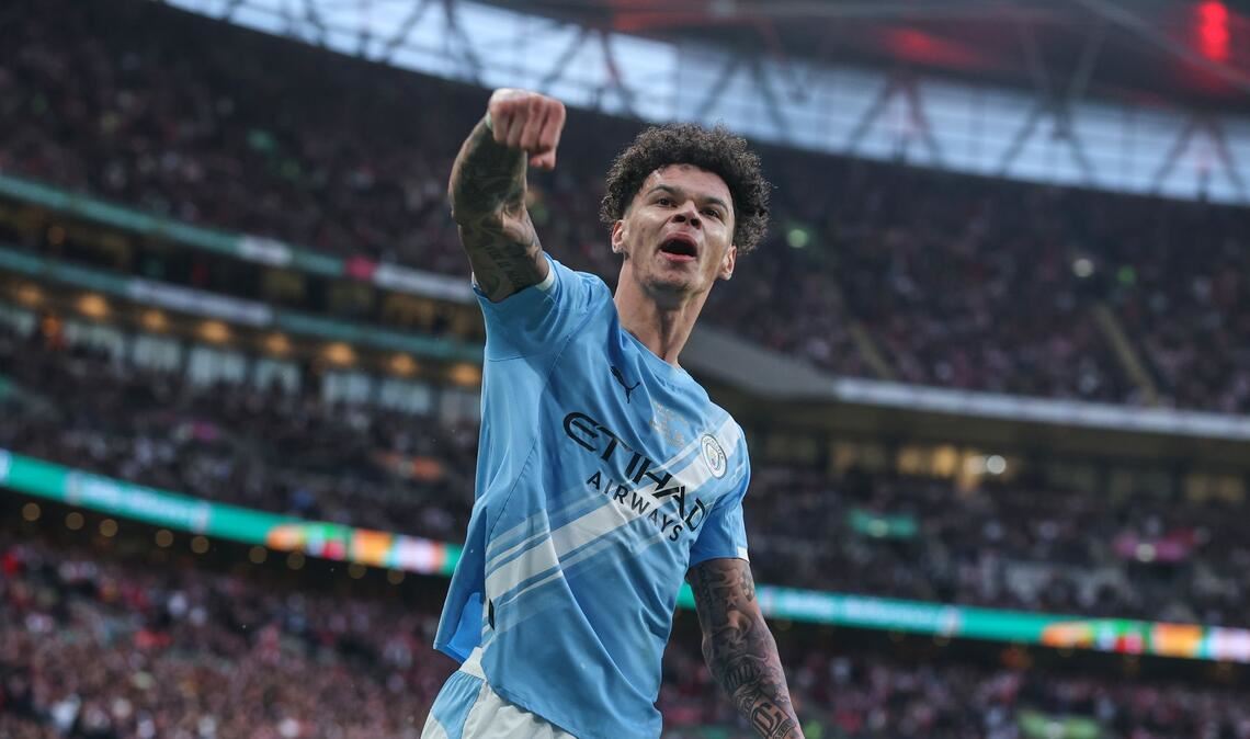 Doppeltorschütze für Manchester: Nico O'Reilly.