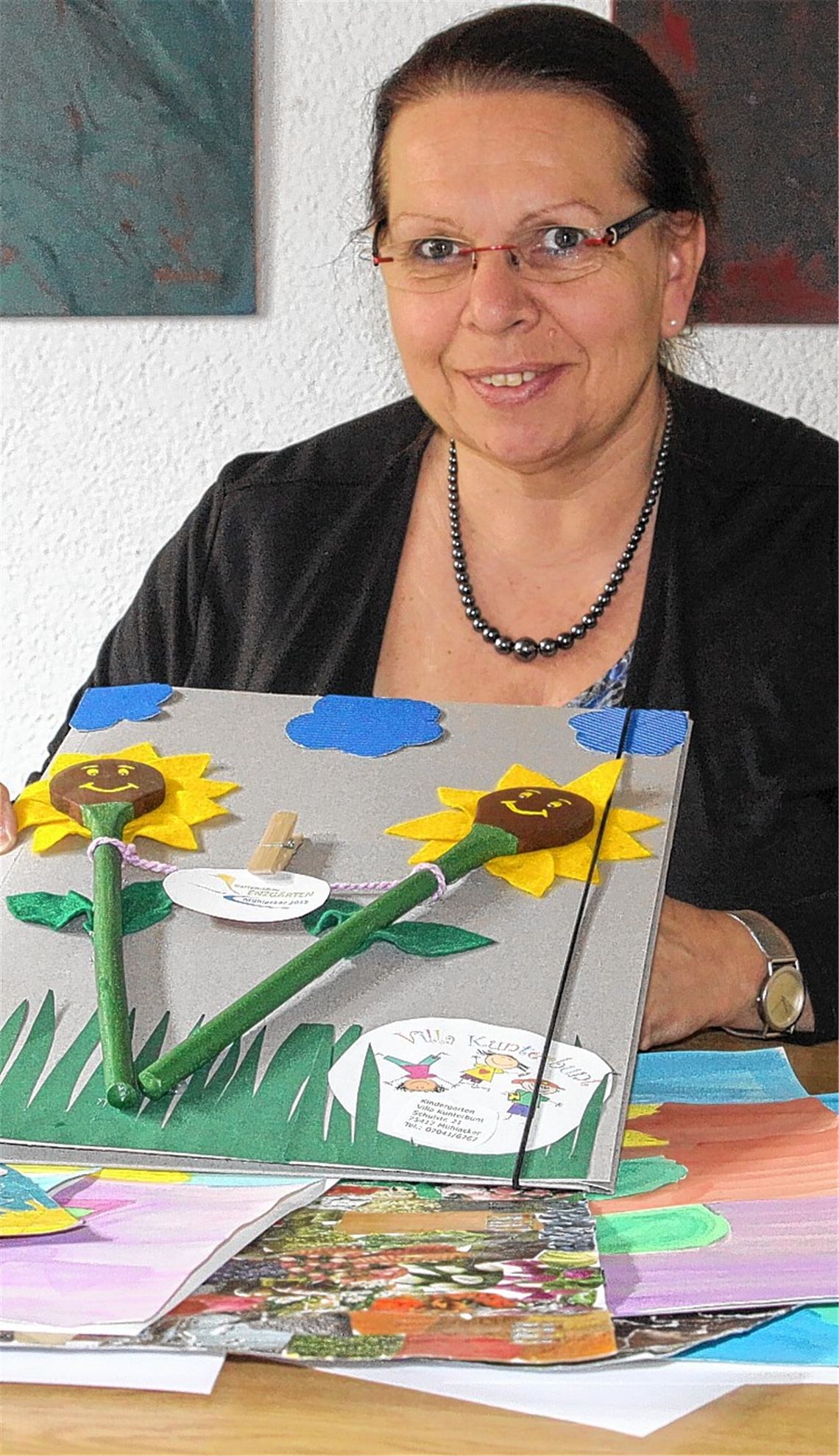 Dorothea Brandauer mit einem Motiv.