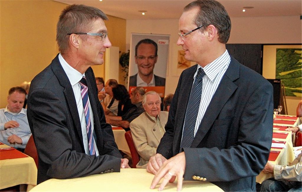 Dr. Andreas Schockenhoff (li.) und Gunther Krichbaum. Foto: Hansen