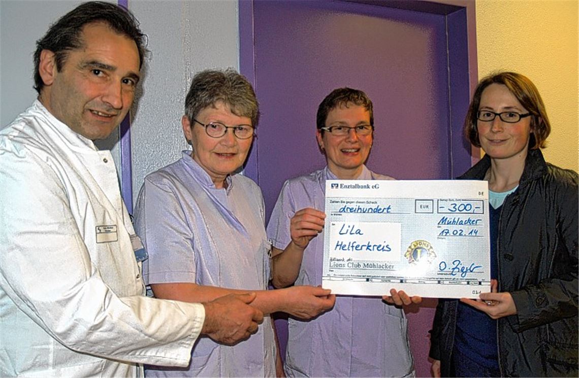 Dr. Erhard Kirschbaum, Birgit Michl, Ute Hees-Lang und Isabelle Ziegler (v.li.).