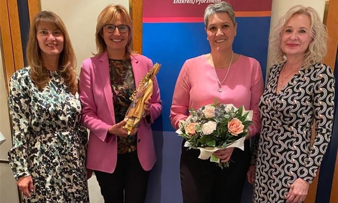 Dr. Oana Krichbaum (v.li.), Katrin Schütz, die neue Kreisvorsitzende Petra Wißmann und Olga Weininger. Foto: privat