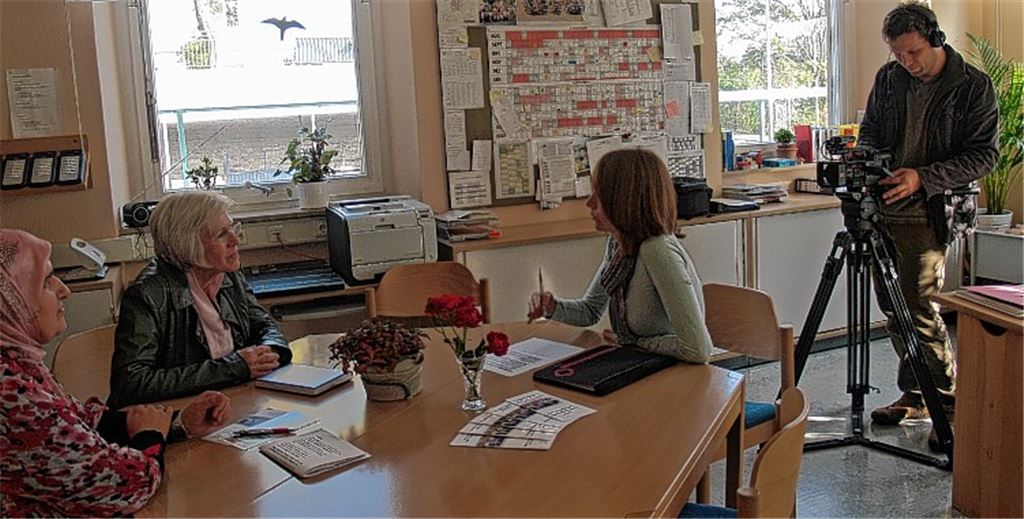 Dreharbeiten in der Ulrich-von-Dürrmenz-Schule bringen den Film weiter voran.