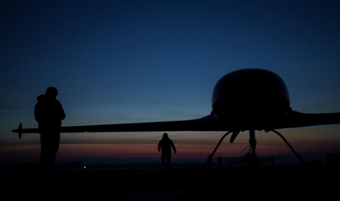 Drohnen mit großer Reichweite sind eine der Hauptwaffen für die Ukraine in ihrem Abwehrkampf gegen Russland. (Archivbild)