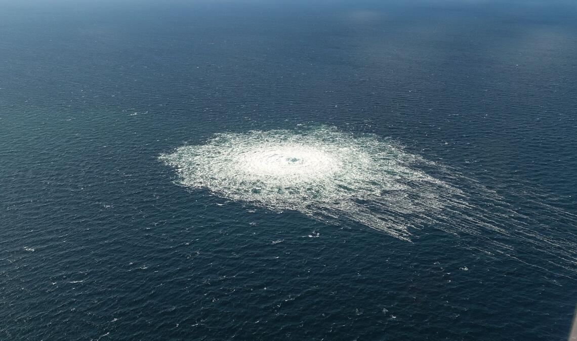 Durch die Explosionen im September 2022 wurden drei der vier Stränge der beiden Nord-Stream-Leitungen schwer beschädigt. (Archivbild)
