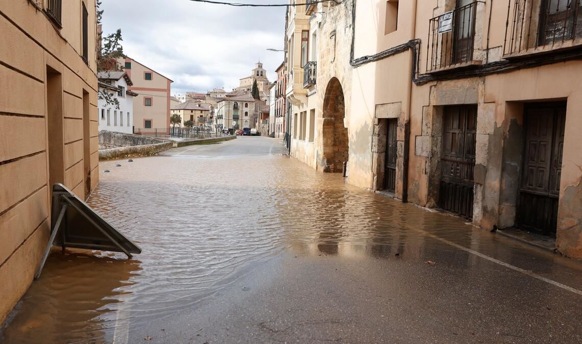 Durch starke Niederschläge gab es im Februar unter anderem in Spanien Überschwemmungen. (Archivbild)