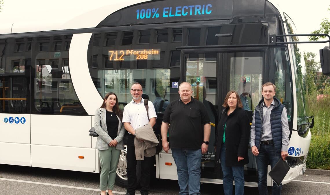 E-Antriebe bei Bussen sind keine Vision: Schon jetzt verkehrt auf der Linie 712 zwischen Birkenfeld und Pforzheim ein Stromer des Busunternehmers Engel aus Mühlacker. Archivfoto: Keller