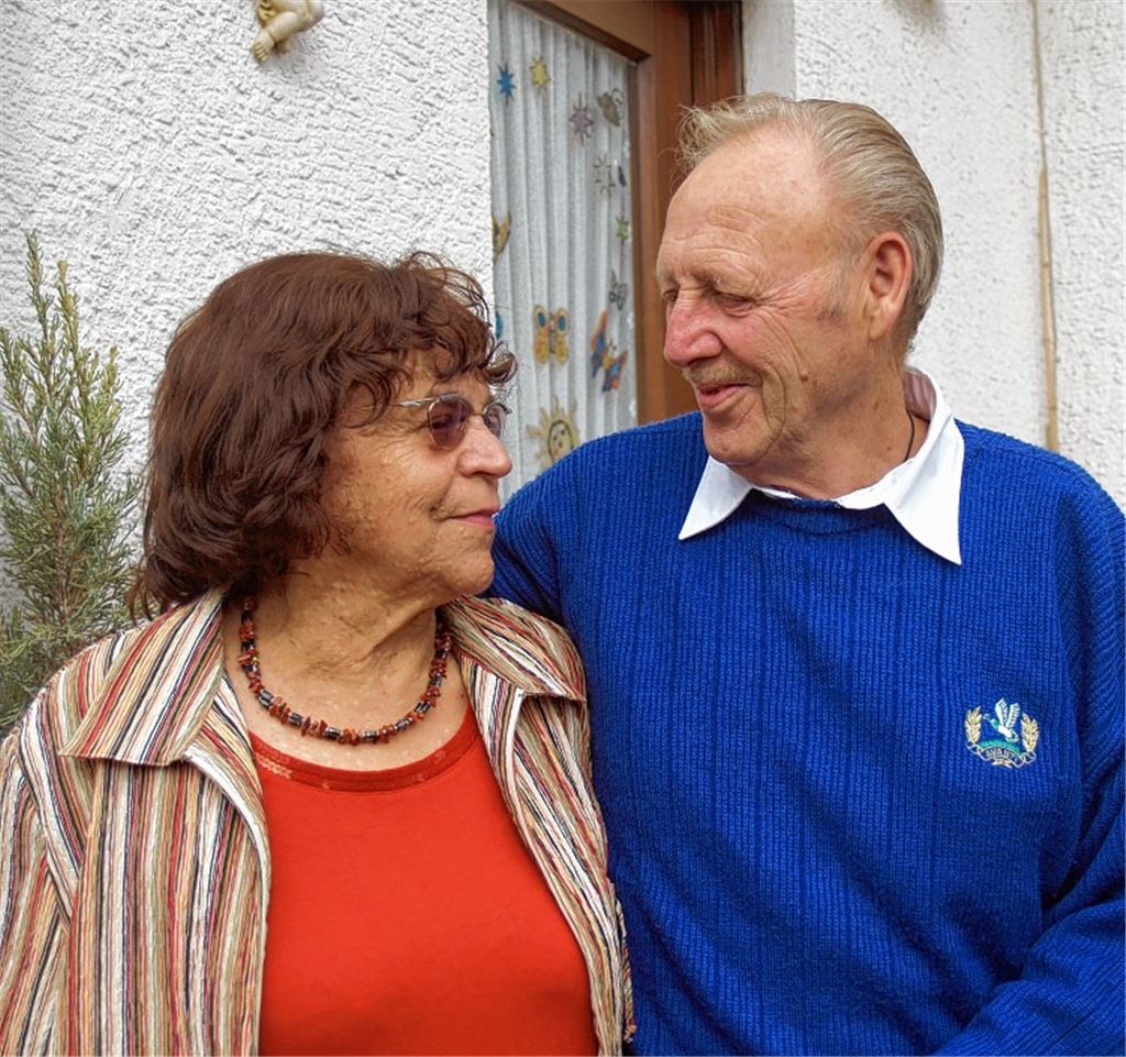 Ehepaar Striegel feiert „Goldene“. Foto: Filitz