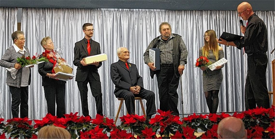 Seit 70 Jahren beim Liederkranz aktiv