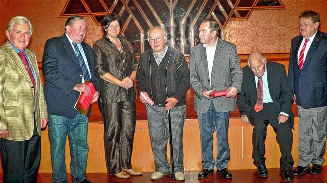 Ehrung für 60 Jahre in der IG Metall Bruchsal-Bretten.