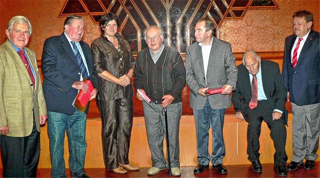 Ehrung für 60 Jahre in der IG Metall Bruchsal-Bretten.