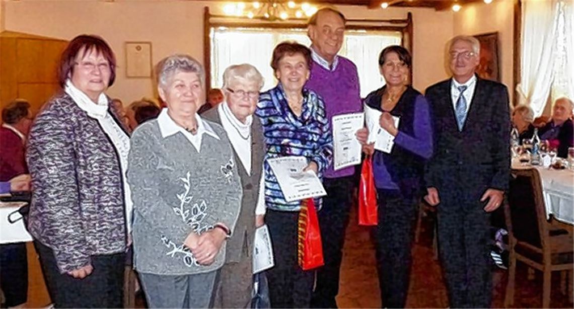 Ehrungen beim VdK Ötisheim. Foto: privat