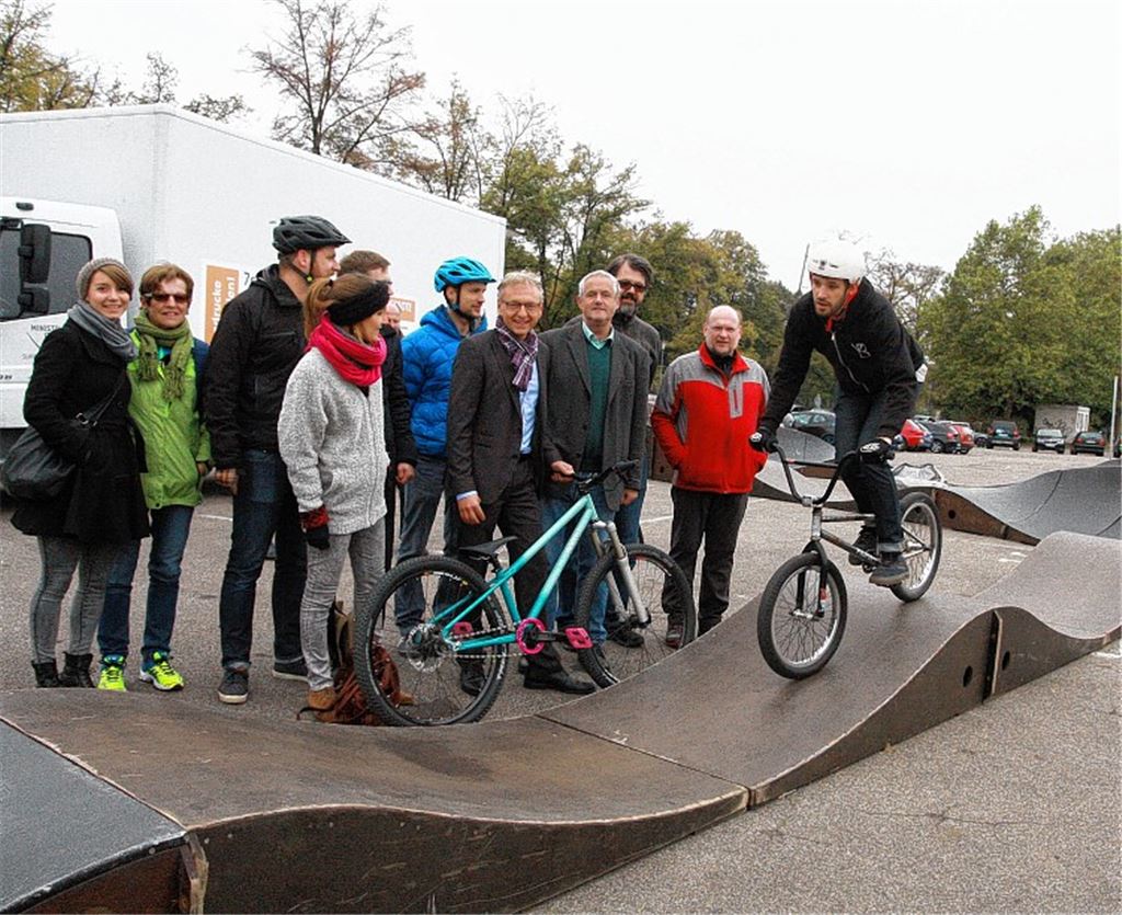 Pumptrack ist die Attraktion