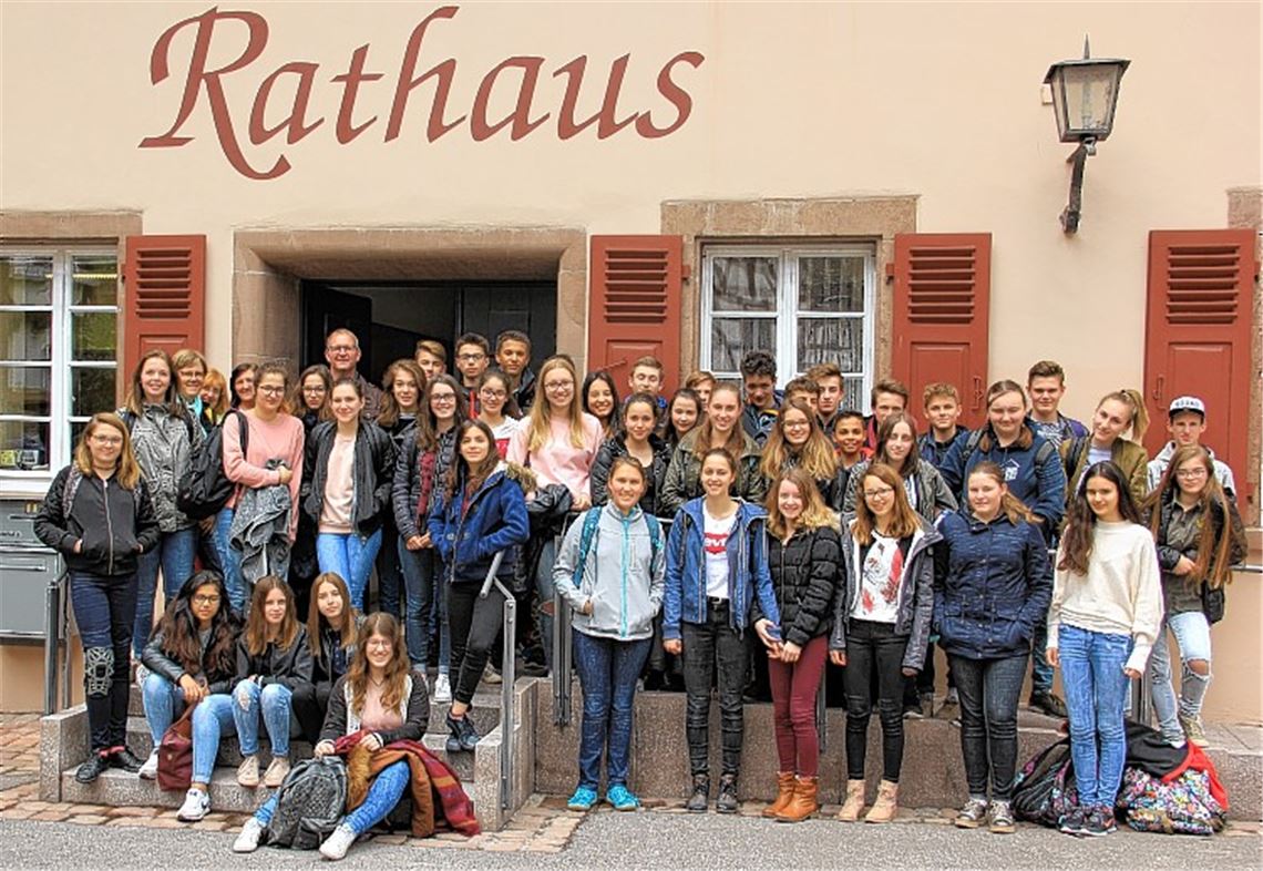 Französische Schüler erleben buntes Programm