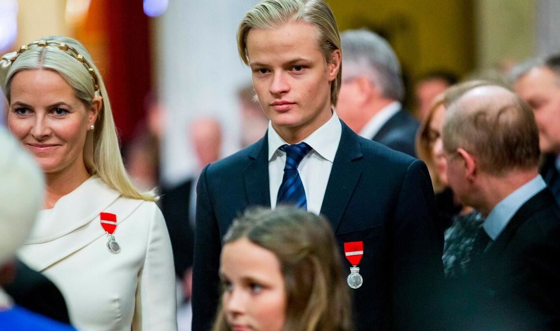 Ein Bild aus glücklicheren Zeiten: Mette-Marit (links) und ihr Sohn Marius. (Archivbild)