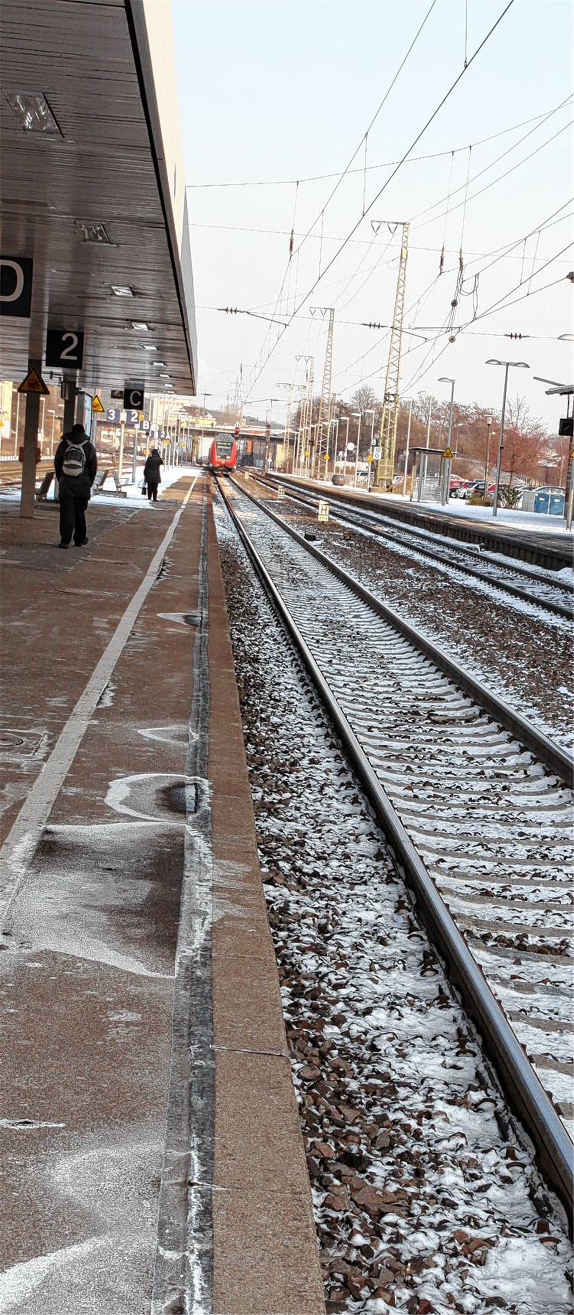 Ein Element der geplanten Modernisierung: Das Niveau der Bahnsteige im Bahnhof Mühlacker soll an die neuen Züge angepasst werden. Wann das der Fall sein wird – vor oder nach der Gartenschau 2015 – ist aber noch nicht klar. 