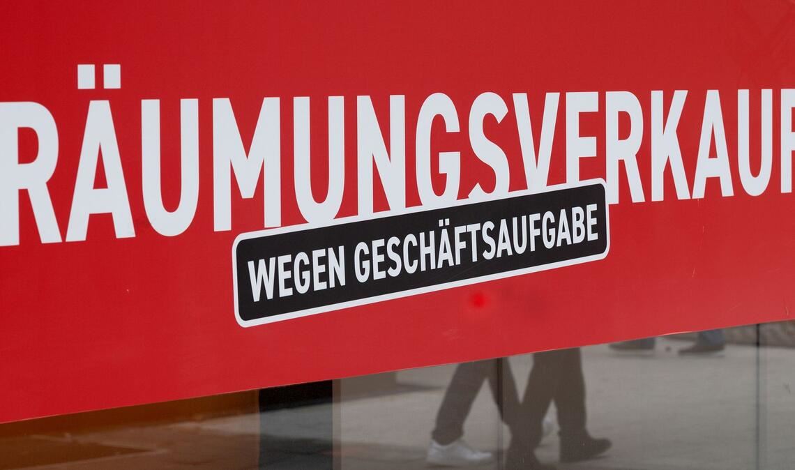 Ein Ende der Pleitewelle ist nicht in Sicht. (Symbolbild)