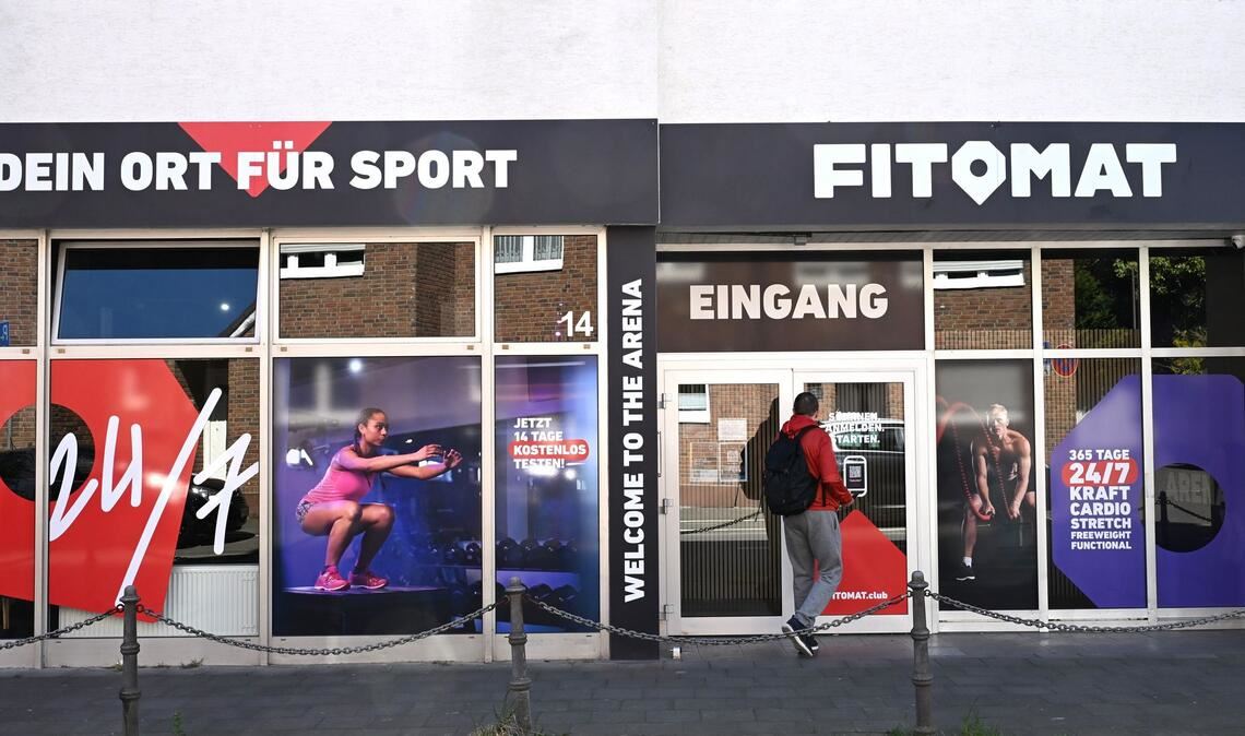 Ein Fitomat-Fitnessstudio ohne Personal in Pulheim bei Köln.