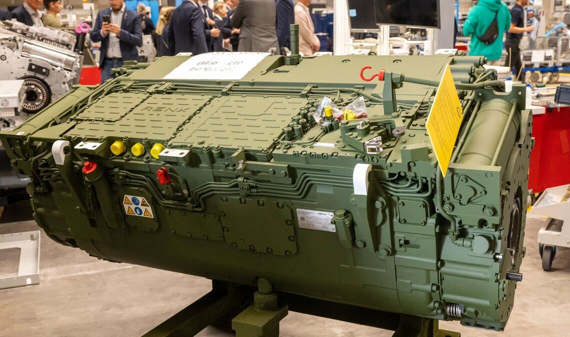 Ein Getriebe von Renk.