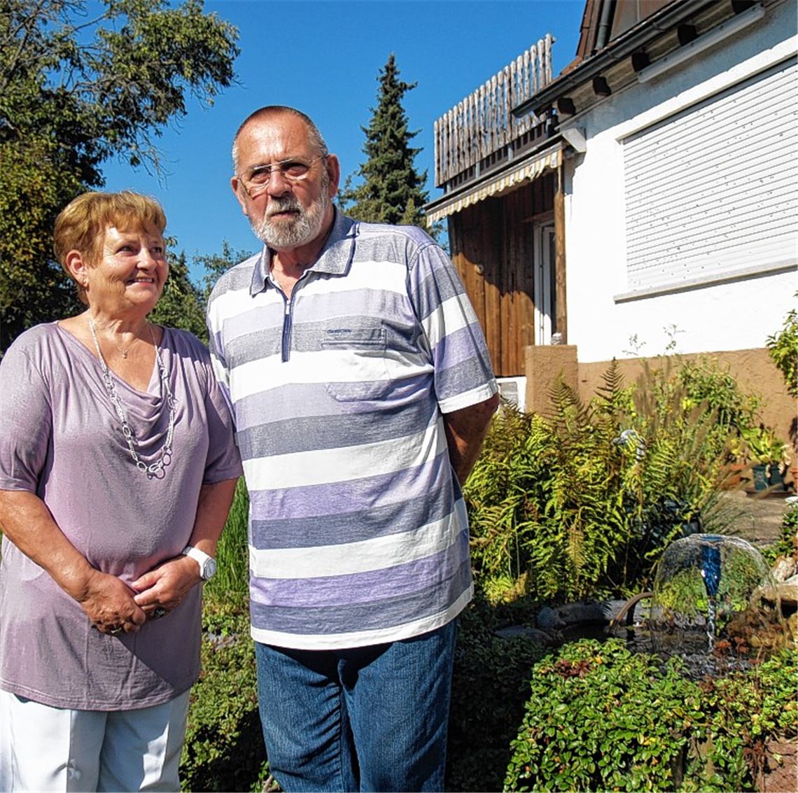 Ein Hobby des Ehepaars Eberhardt: der große Garten.