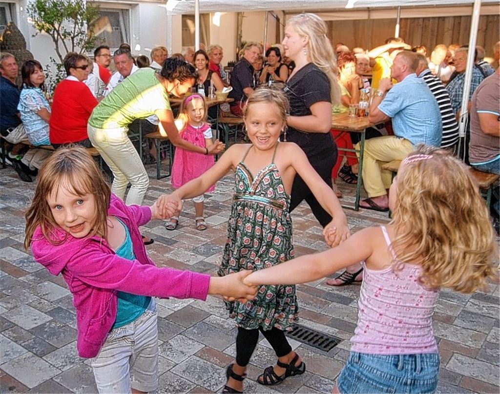 Ein Hoffest für die Familie: Im Knittlinger „Silberbesen“ ist gute Laune Trumpf. 
