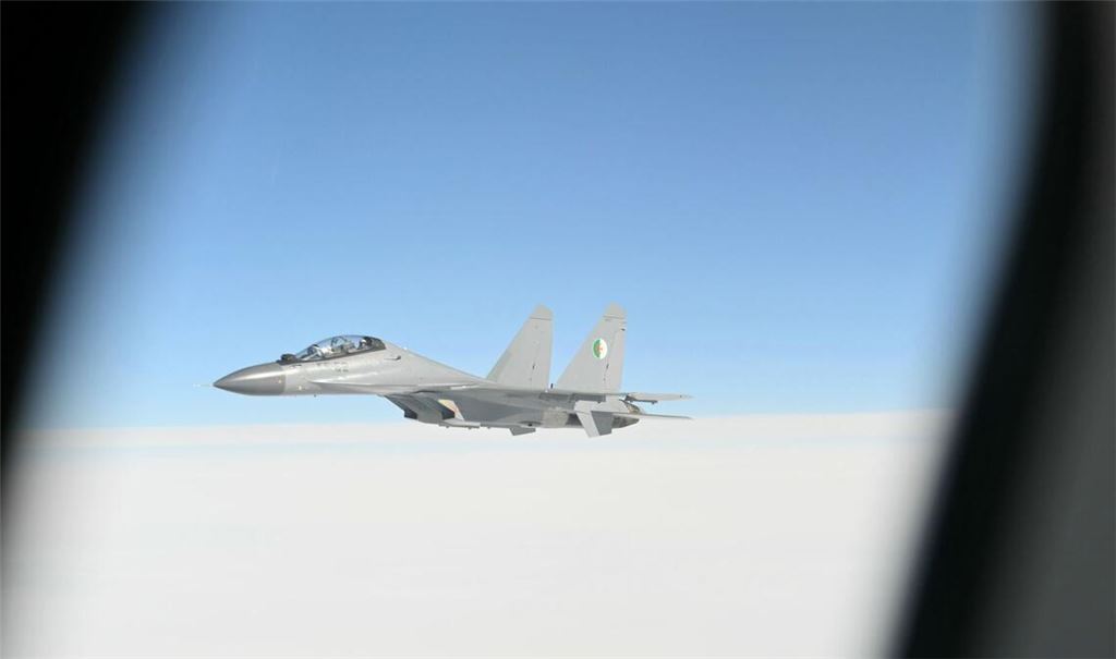 Ein Kampfjet der algerischen Luftwaffe. In Südkorea hat ein Pilot für spektakuläre Fotos viel risiert. Das Foto zeigt nicht den eigentliche Kampjet (Symbolfoto)