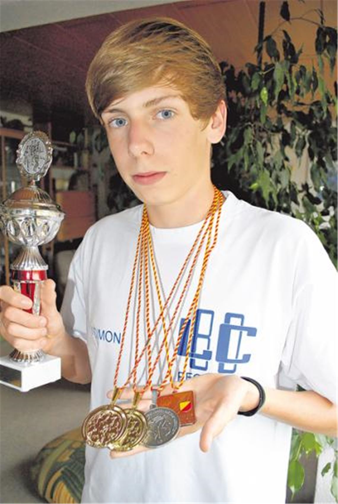 Ein Läufer mit viel Potenzial: Der 16-jährige Simon Brodbeck aus Lomersheim. Foto: Stahlfeld